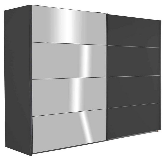 rauch Schwebetürenschrank QUADRA, B 271 cm x H 210 cm, Grau Metallic, 3 Tür günstig online kaufen