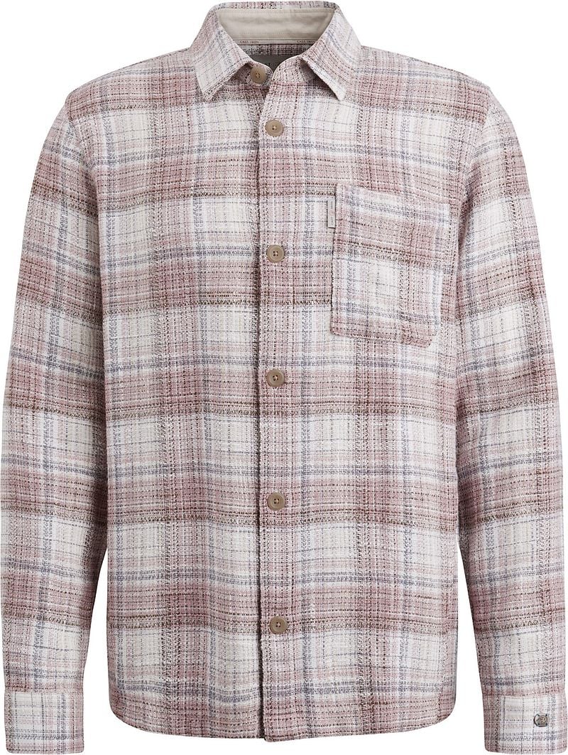 Cast Iron Overshirt Karos Rosa - Größe L günstig online kaufen