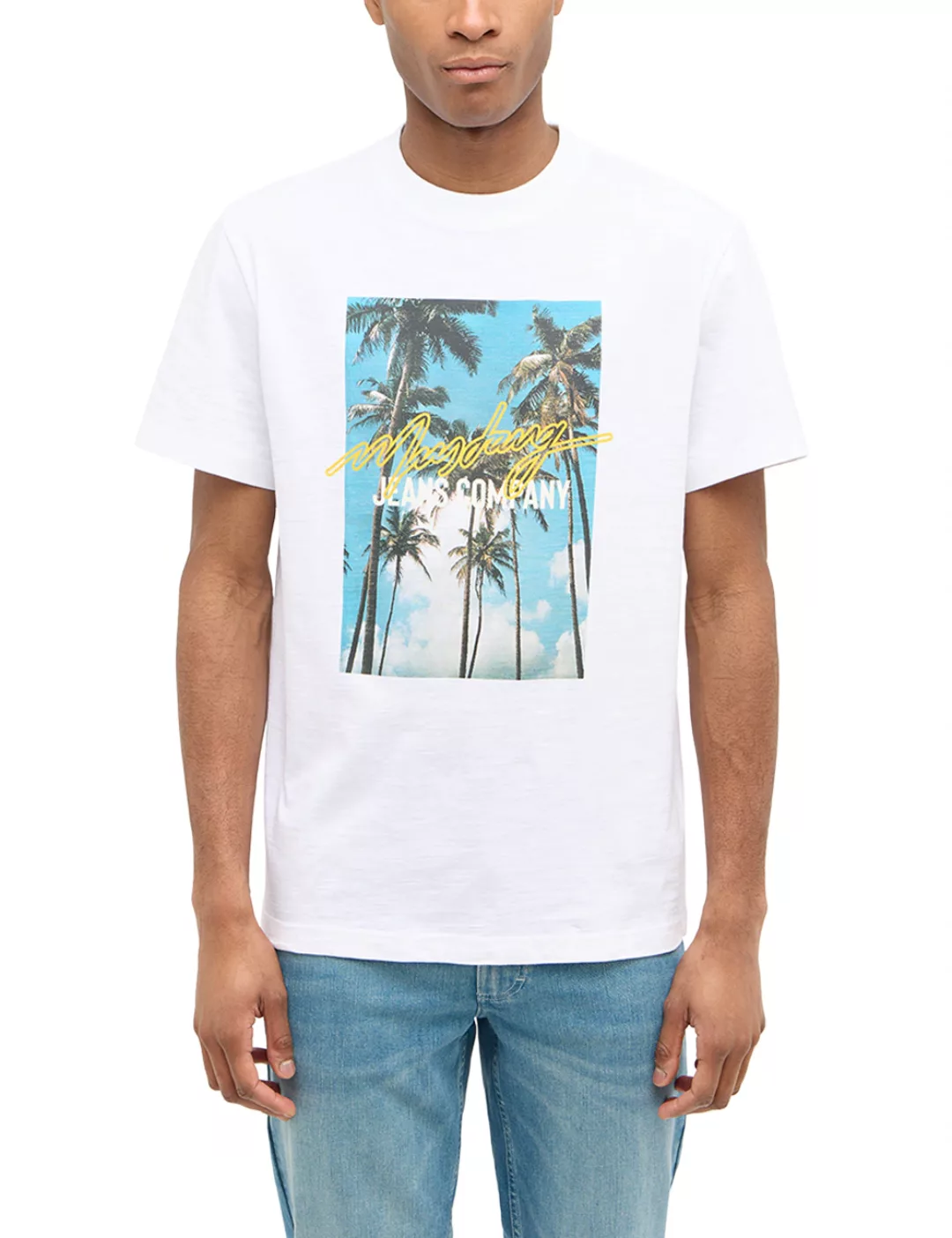 MUSTANG T-Shirt Style Austin mit Frontprint günstig online kaufen