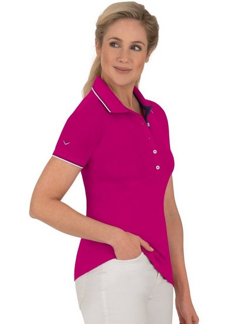 Trigema Poloshirt TRIGEMA Slim Fit Poloshirt mit langer Knopfleiste (1-tlg) günstig online kaufen