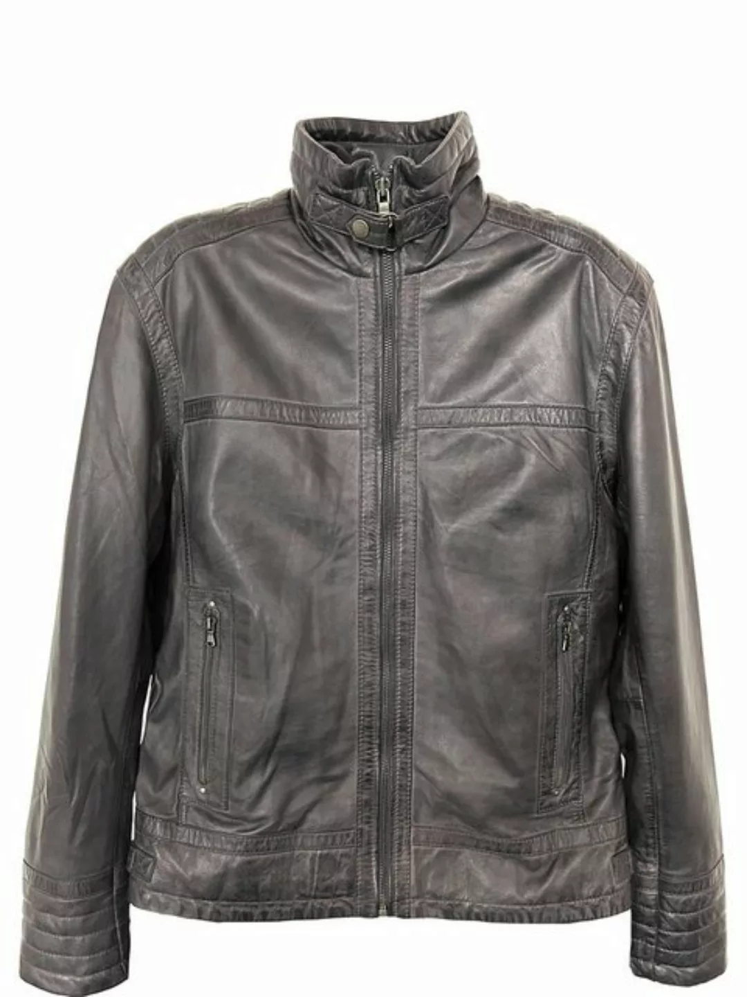 CBL Lederjacke MQ-45460 mit kurzen stehkragen günstig online kaufen