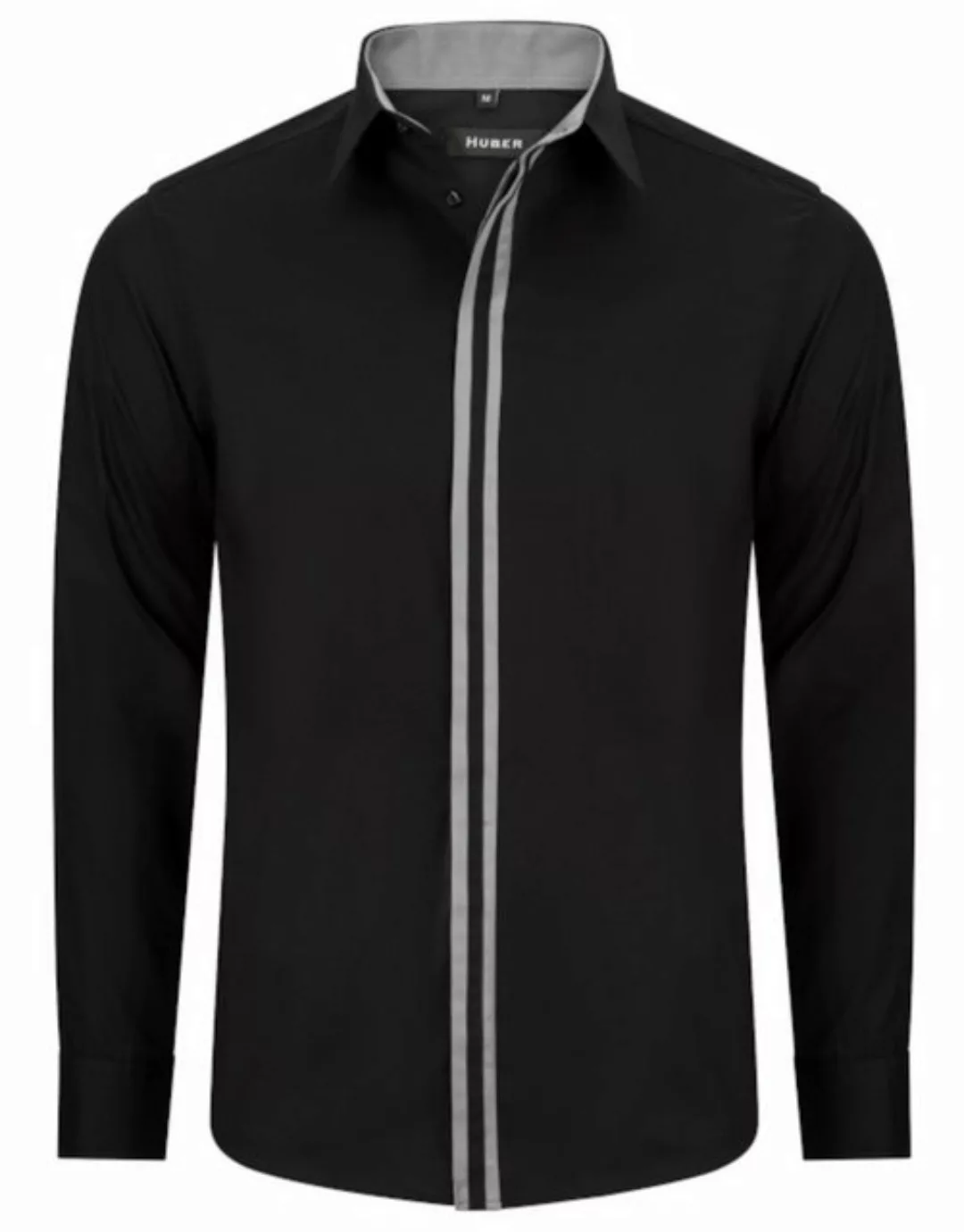 Huber Hemden Langarmhemd HU-0451 Kentkragen, Verdeckte Leiste, Regular Fit- günstig online kaufen