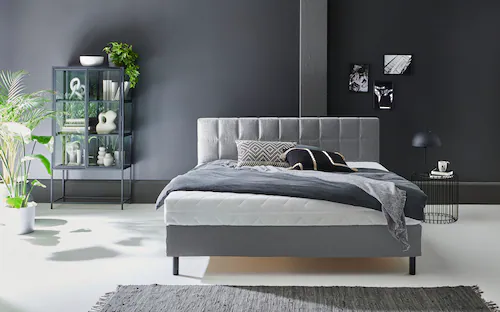 ATLANTIC home collection Boxbett Nikola, Massivholzfüße, mit und ohne Matra günstig online kaufen