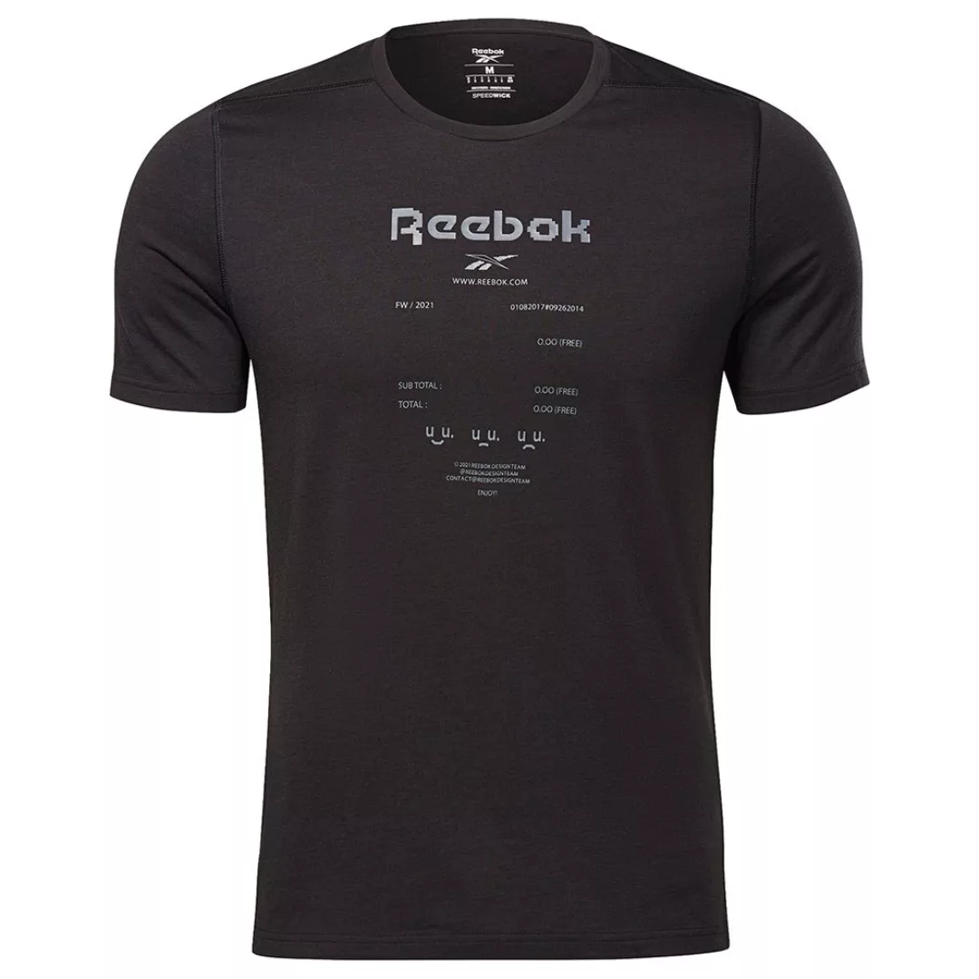 Reebok Speedwick Move Kurzärmeliges T-shirt XL Black günstig online kaufen