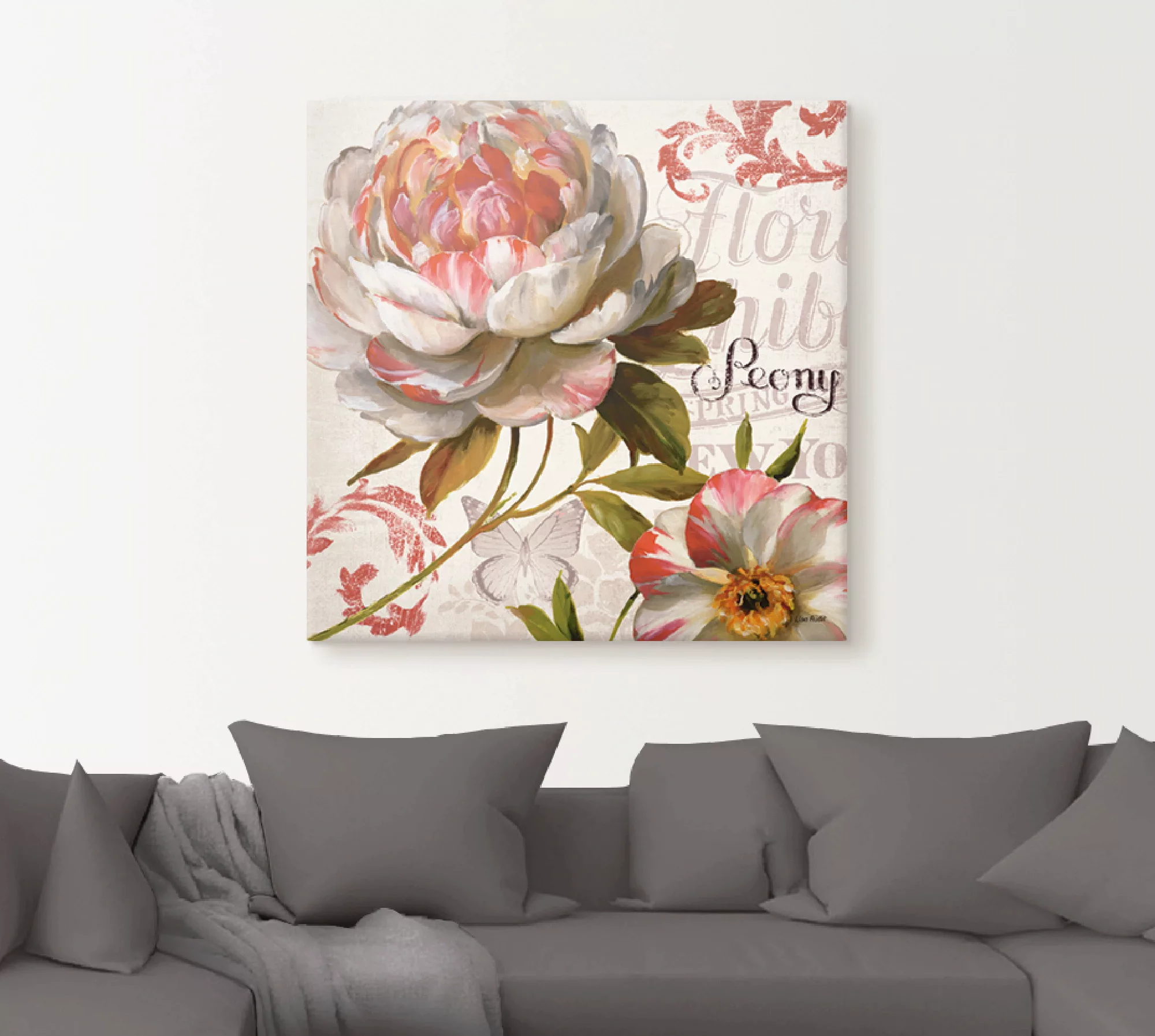 Artland Wandbild "Frühlingsgespür III", Blumen, (1 St.), als Leinwandbild, günstig online kaufen