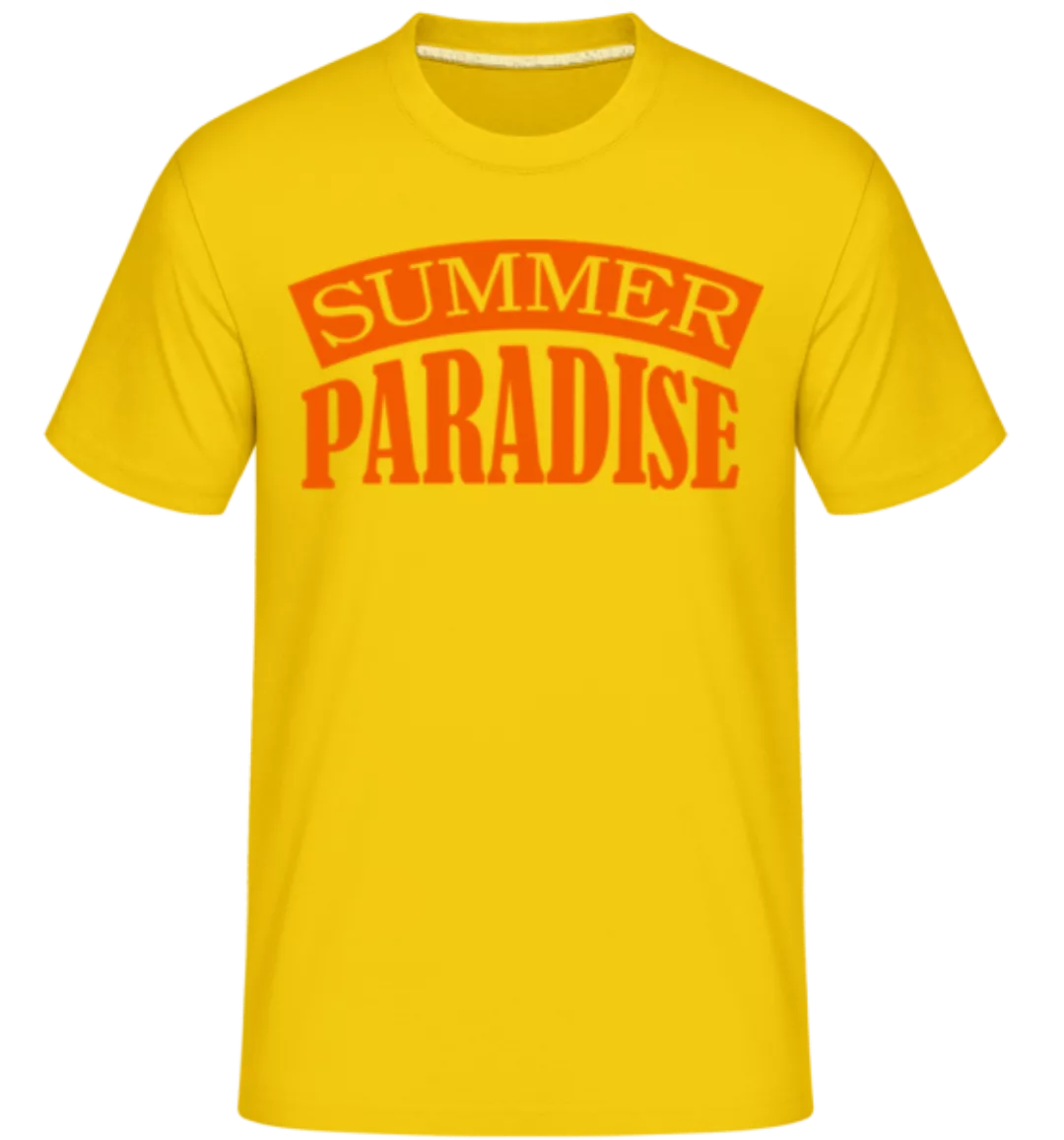 Summer Paradise Orange · Shirtinator Männer T-Shirt günstig online kaufen