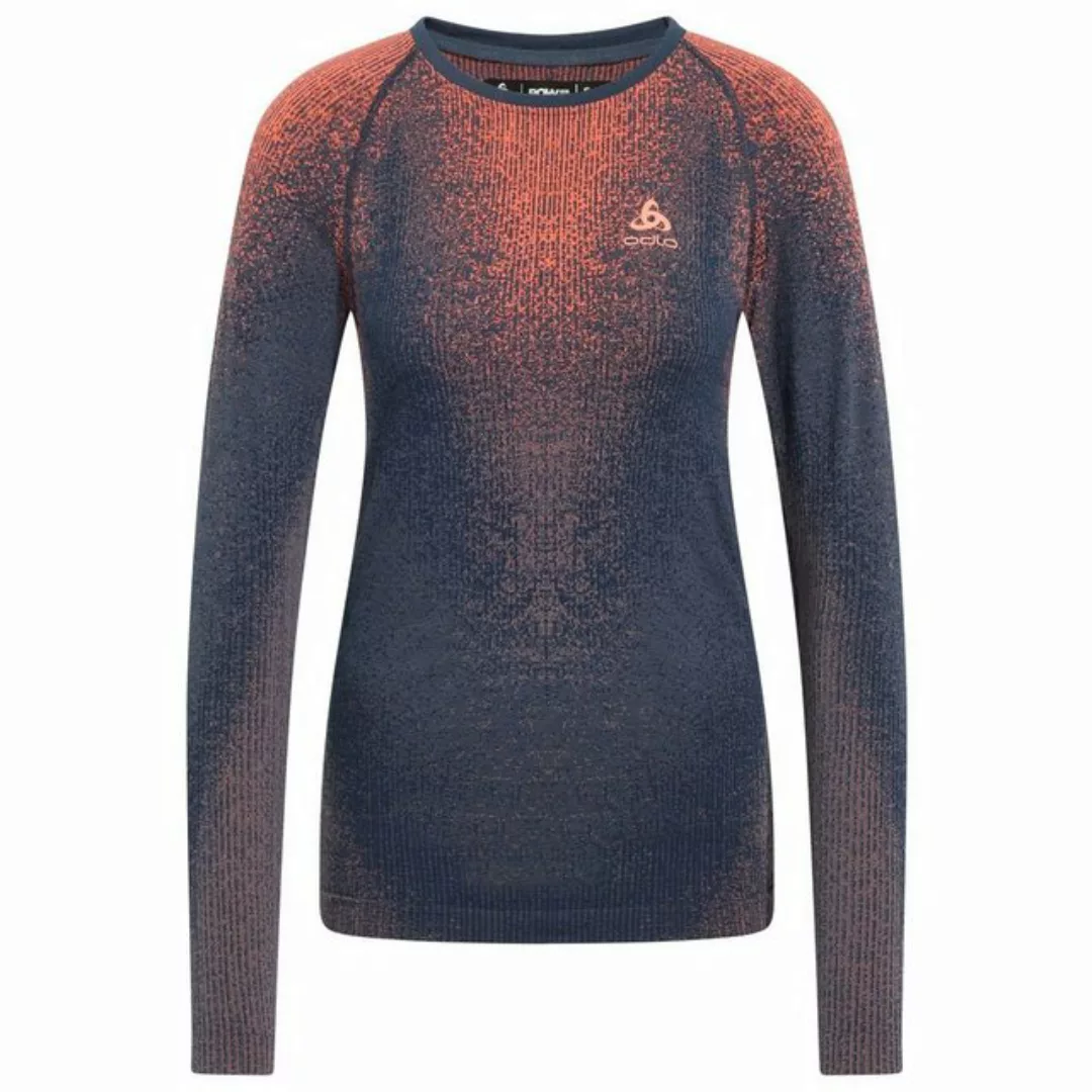 Odlo Langarmshirt Damen Blackcomb Base Layer mit Rundhalsausschnitt (1-tlg) günstig online kaufen