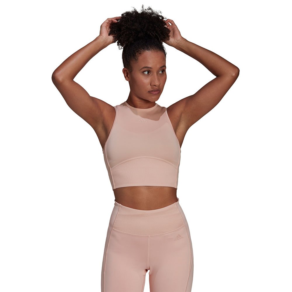 Adidas Training Ärmelloses T-shirt M Vapour Pink günstig online kaufen