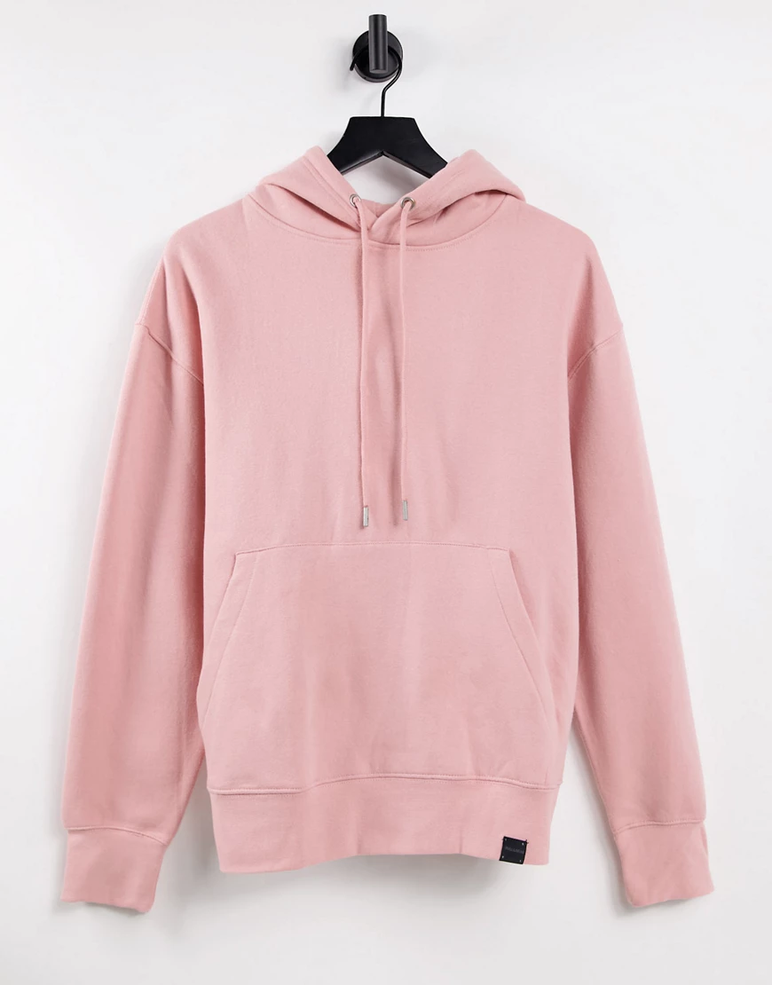 Pull&Bear – Rosa Kapuzenpullover günstig online kaufen