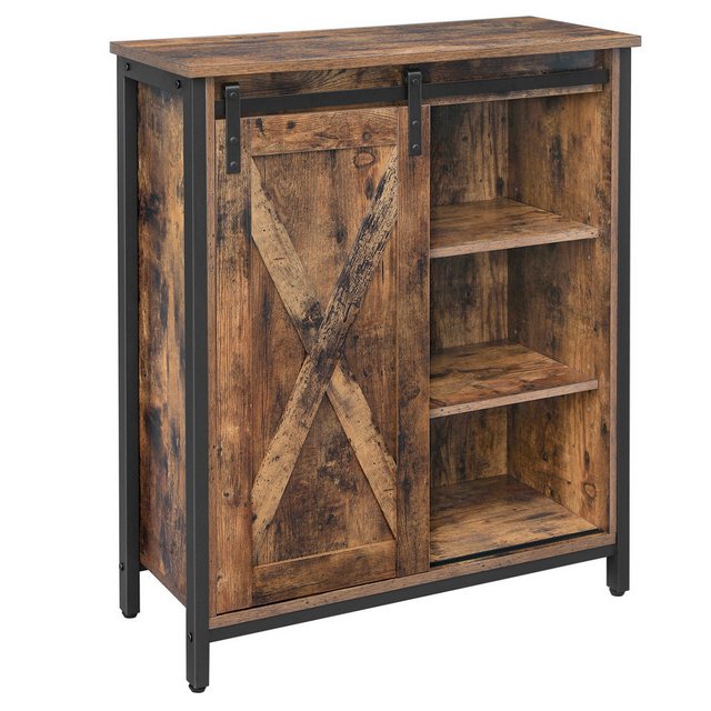 VASAGLE Aktenschrank Sideboard mit Schiebetür, verstellbaren Regalebenen günstig online kaufen