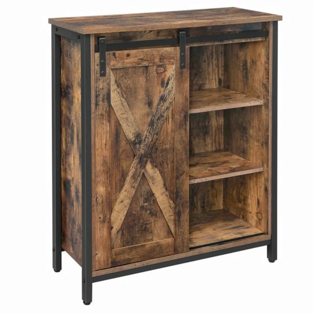 VASAGLE Aktenschrank Sideboard mit Schiebetür, verstellbaren Regalebenen günstig online kaufen