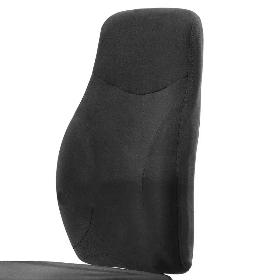 Bürostuhl mit hoher Lehne und höhenverstellbarem Sitz Schwarz günstig online kaufen