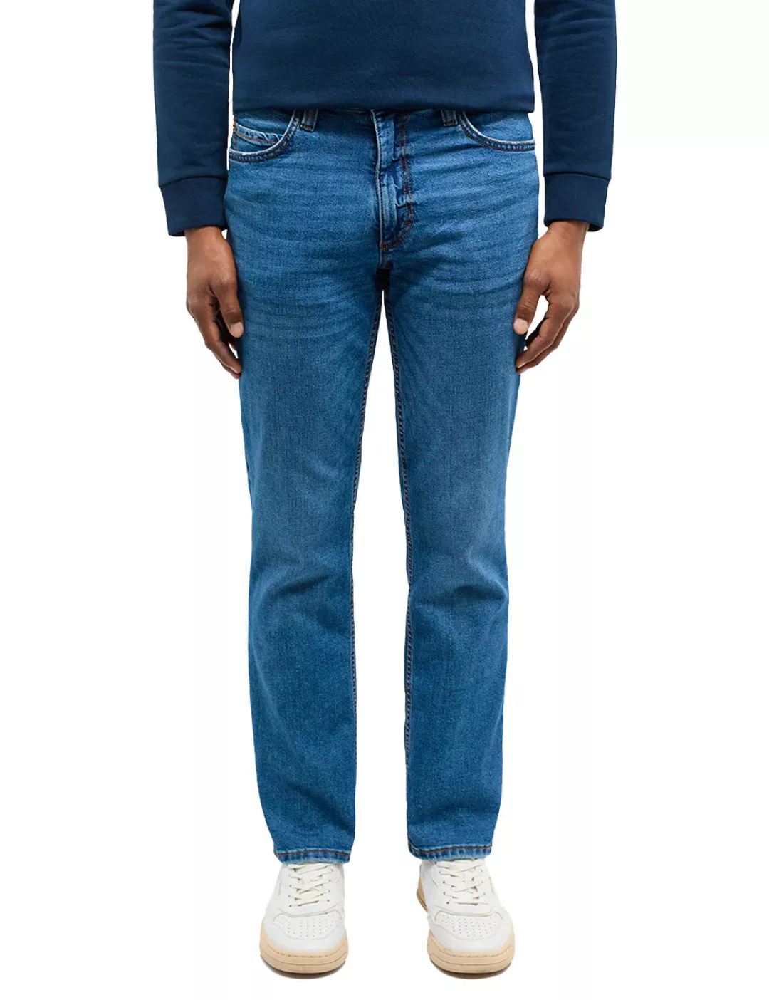 Mustang Jeans Tramper Straight Fit marina blue extra lang günstig online kaufen