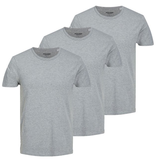 Jack & Jones T-Shirt BASIC für jeden Tag im schlichten Design im 3er Pack günstig online kaufen