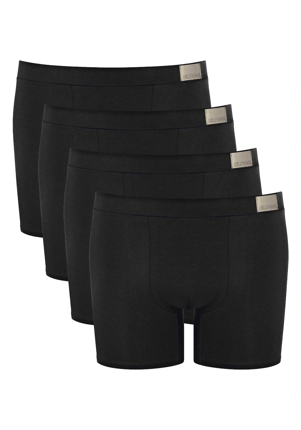 sloggi Boxershorts "Boxershort GO Natural Short C4P 4P 4er Pack" günstig online kaufen