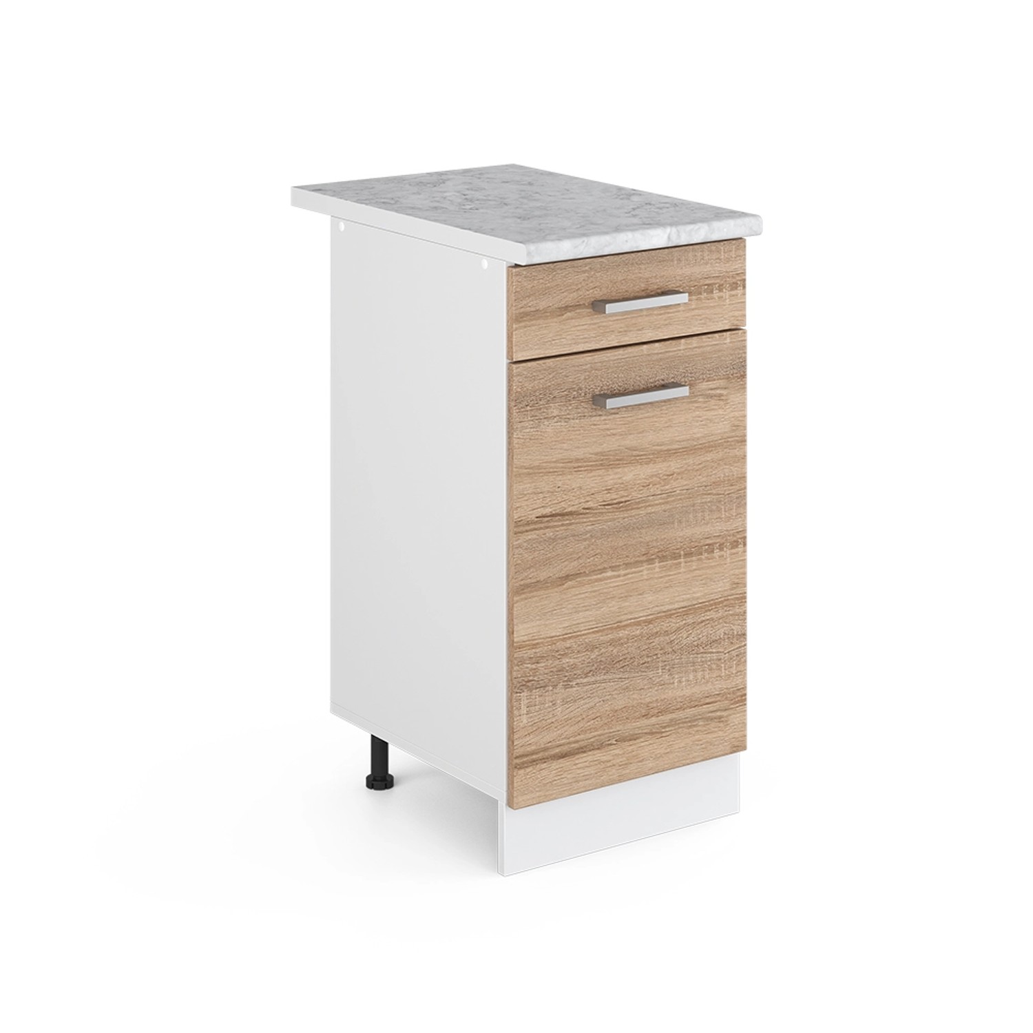 Vicco Unterschrank R-Line, Sonoma/Weiß, 40 cm, günstig online kaufen