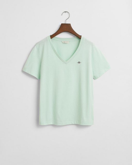 Gant T-Shirt REG SHIELD SS V-NECK T-SHIRT günstig online kaufen