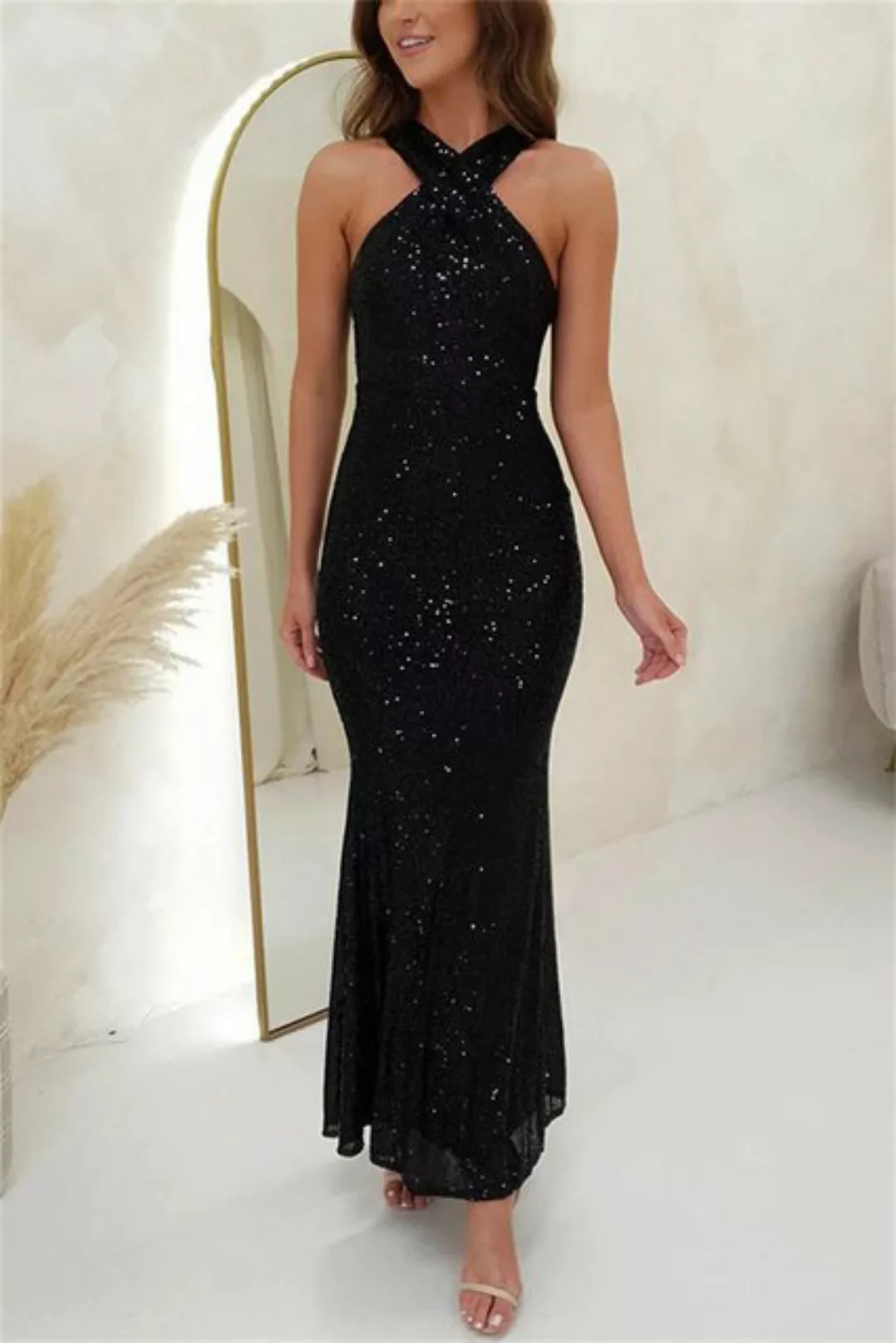 AFAZ New Trading UG Abendkleid Sexy rückenfreies, ärmelloses Abendkleid mit günstig online kaufen