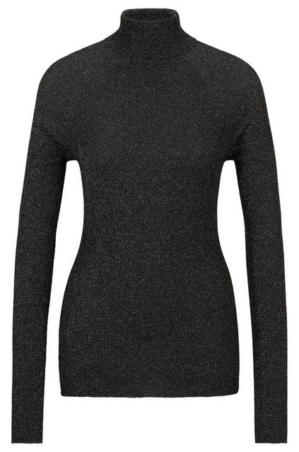 BOSS Strickpullover Damen Rollkragenpullover FROSINA mit Viskose (1-tlg) günstig online kaufen