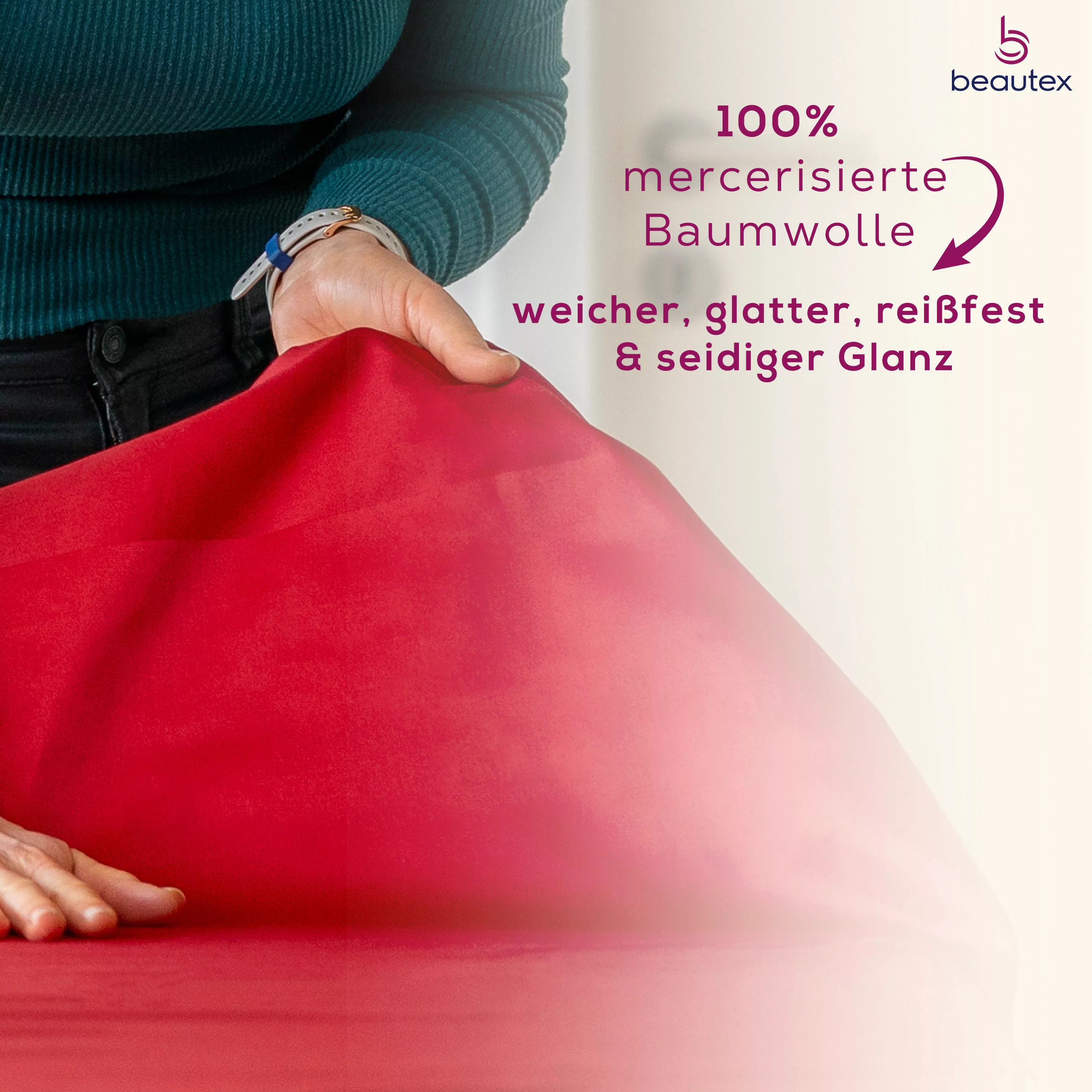 Beautex Tischdecke Damast Tischdecke, 100% mercerisierte günstig online kaufen