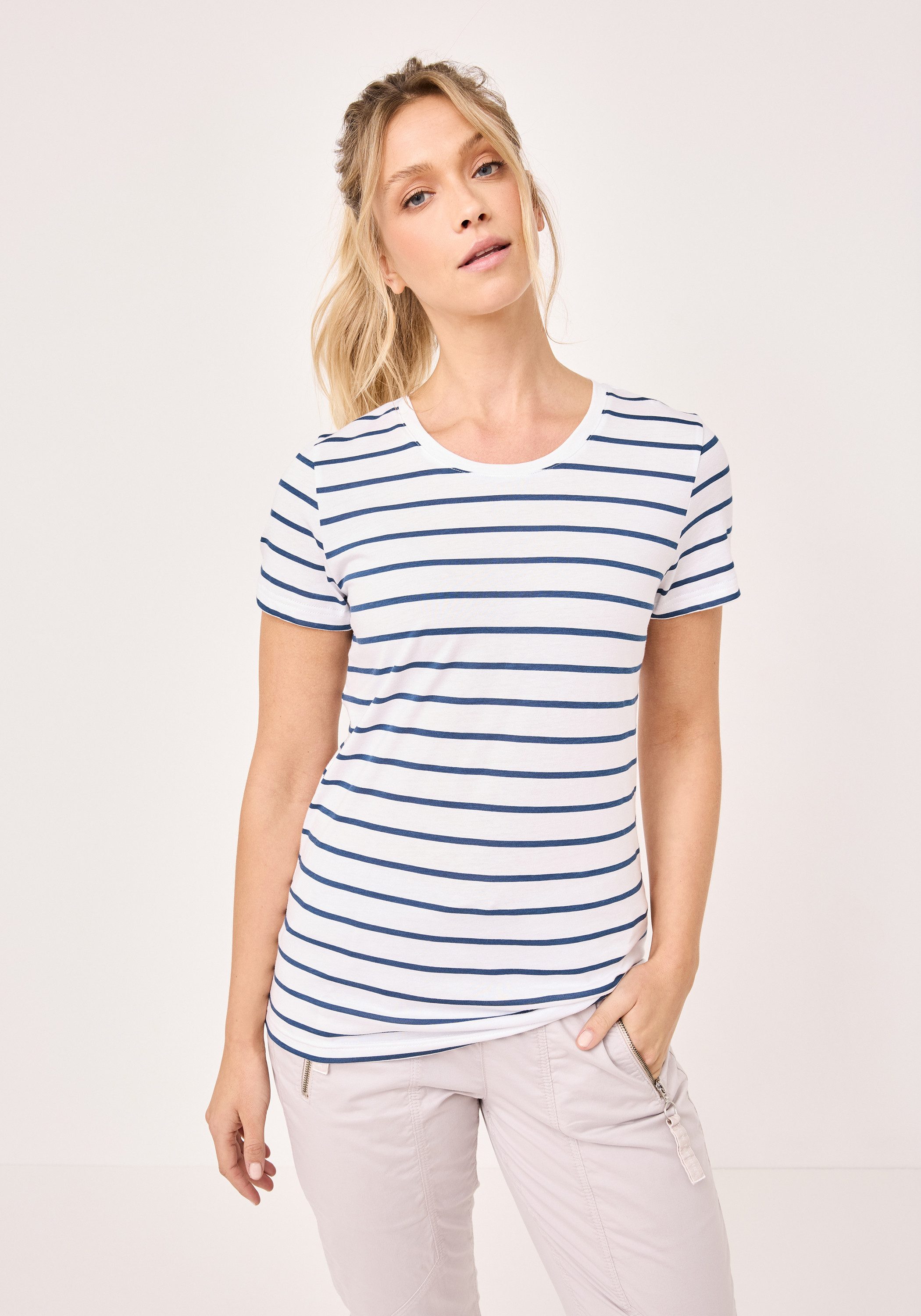 Paddock's Kurzarmshirt Short sleeve Damen Rundhals günstig online kaufen
