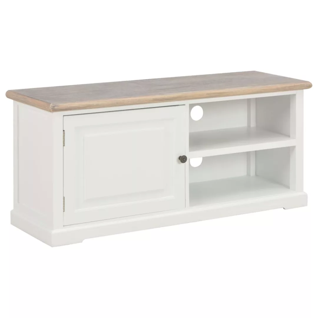 Tv-schrank Weiß 90x30x40 Cm Holz günstig online kaufen