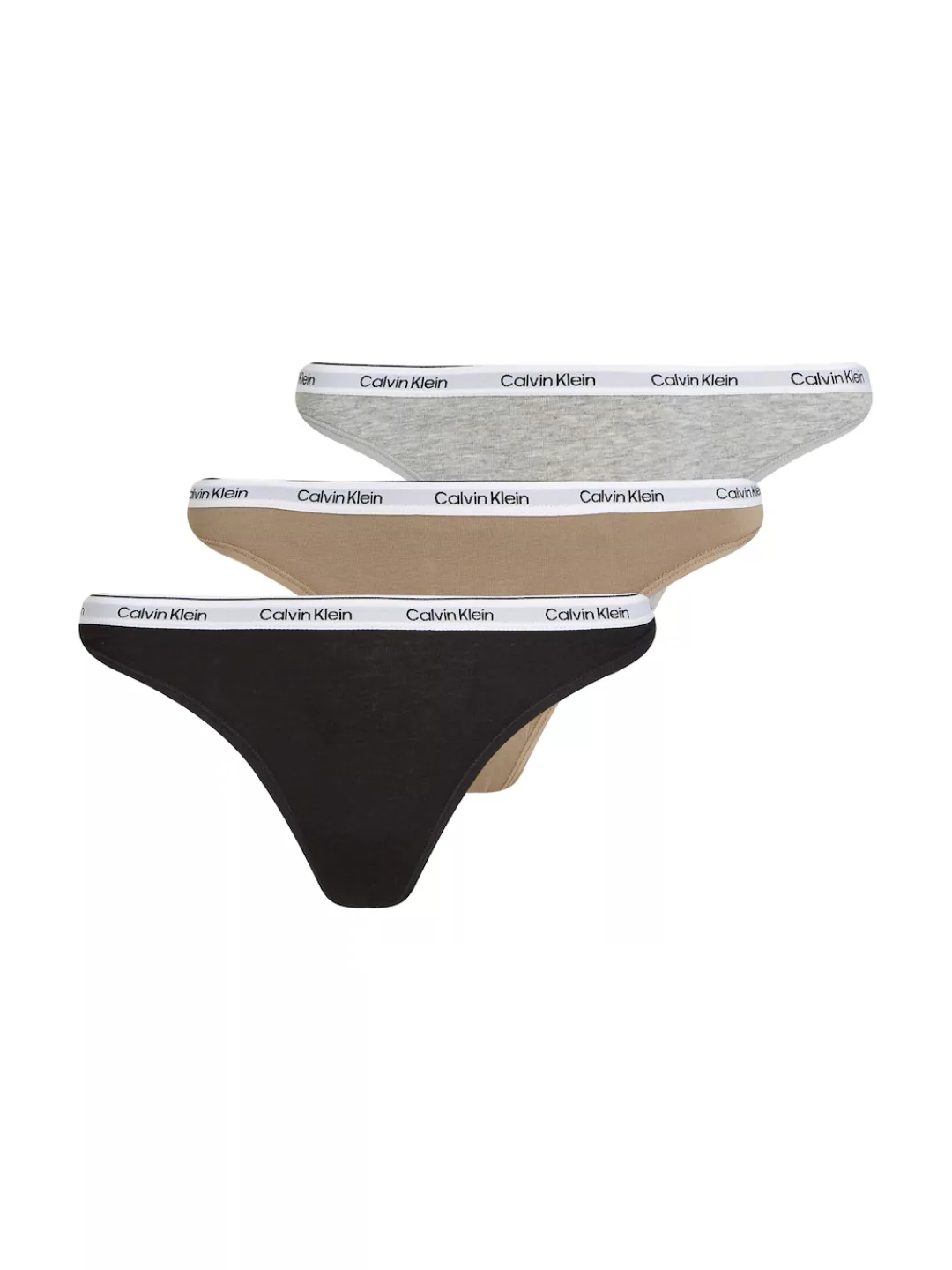 Calvin Klein Underwear Tanga "3 PACK THONG (LOW-RISE)", (Packung, 3 St., 3e günstig online kaufen