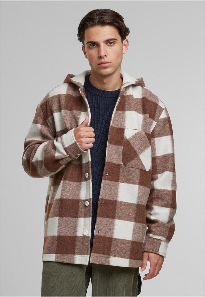 URBAN CLASSICS Kurzjacke Big Check Jacket With Hood günstig online kaufen