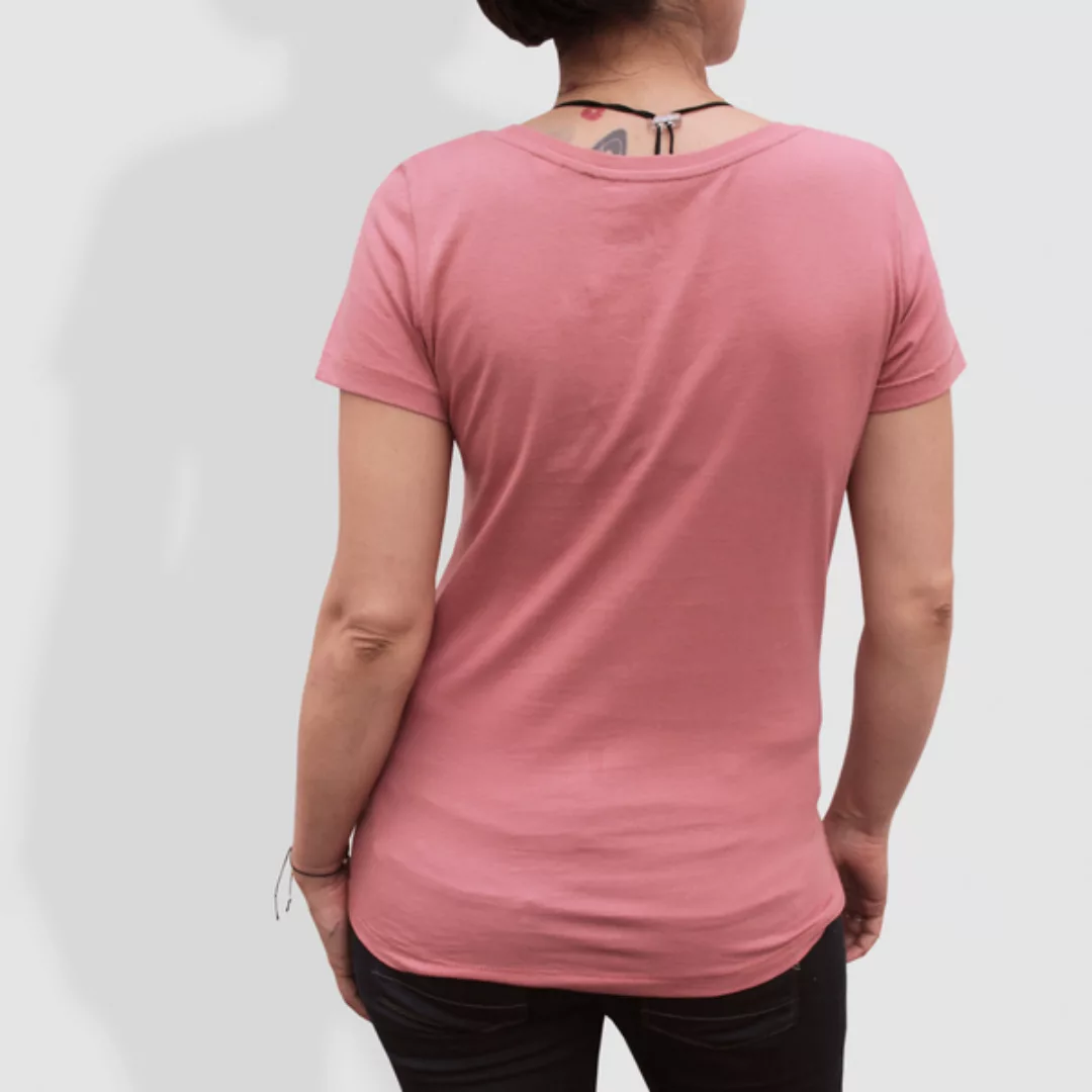 Damen T-shirt, "Urbanität Im Wandel", Dyed Salty Rose günstig online kaufen