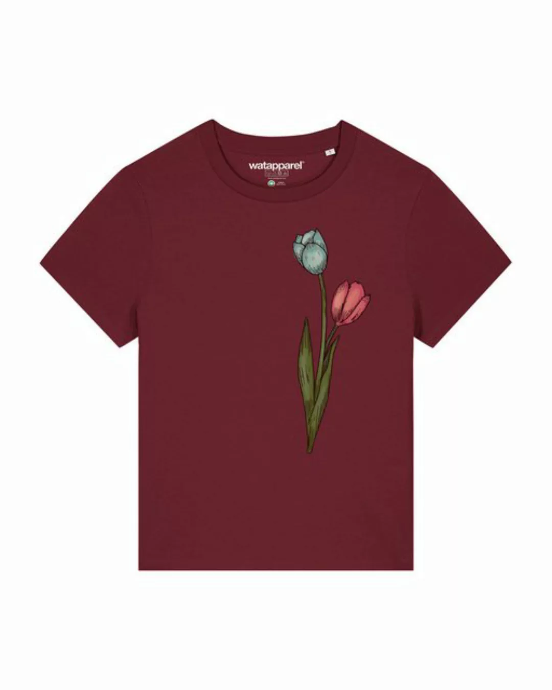 wat? Apparel T-Shirt Blume in Wasserfarbe 05 günstig online kaufen