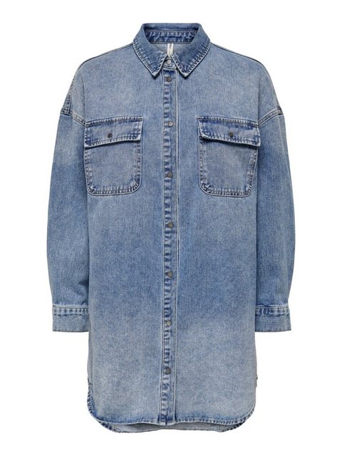 ONLY Oversize- Jeanshemd Damen Blau günstig online kaufen