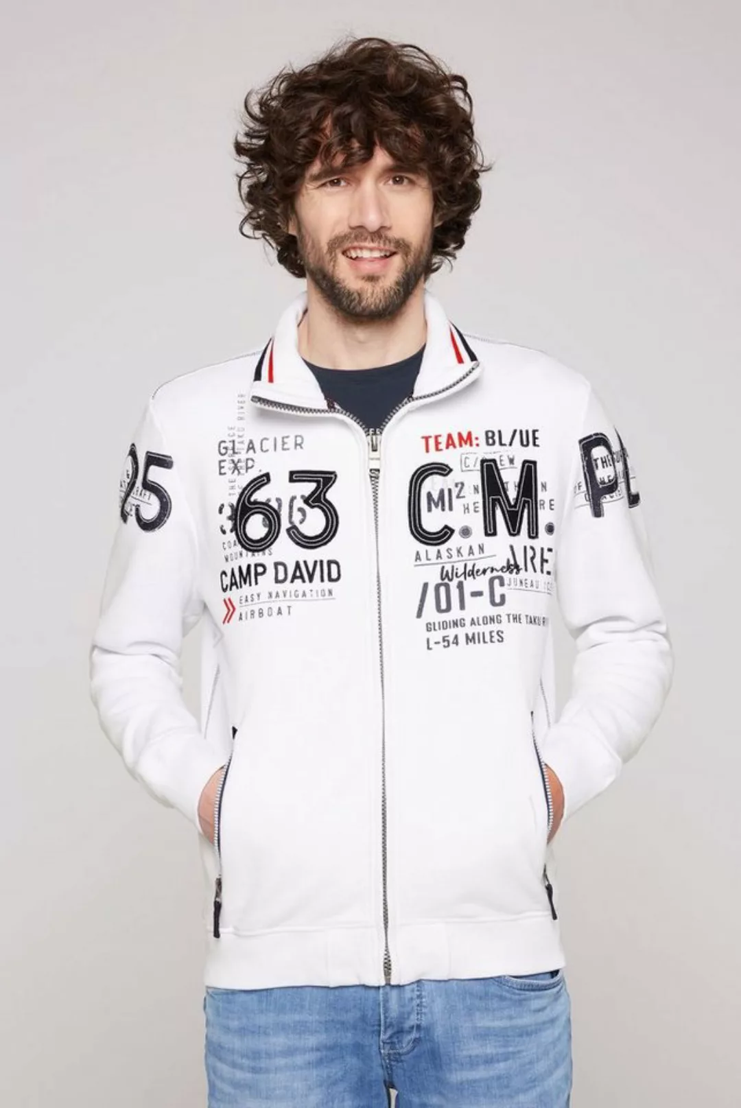 CAMP DAVID Hoodie mit Label-Applikationen günstig online kaufen