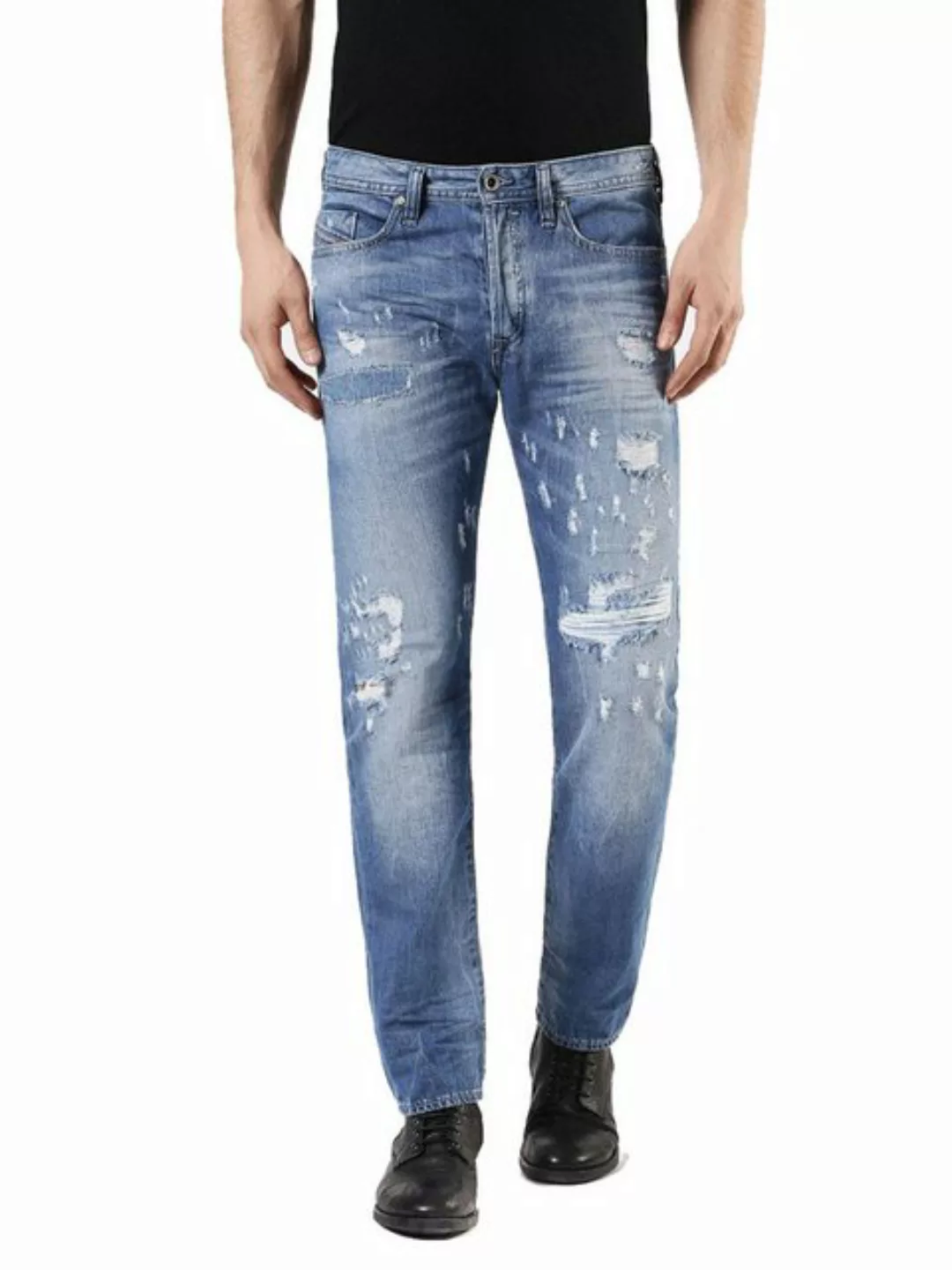 Diesel Tapered-fit-Jeans Diesel Buster C84CM Herren Jeans Hose Regular Slim günstig online kaufen