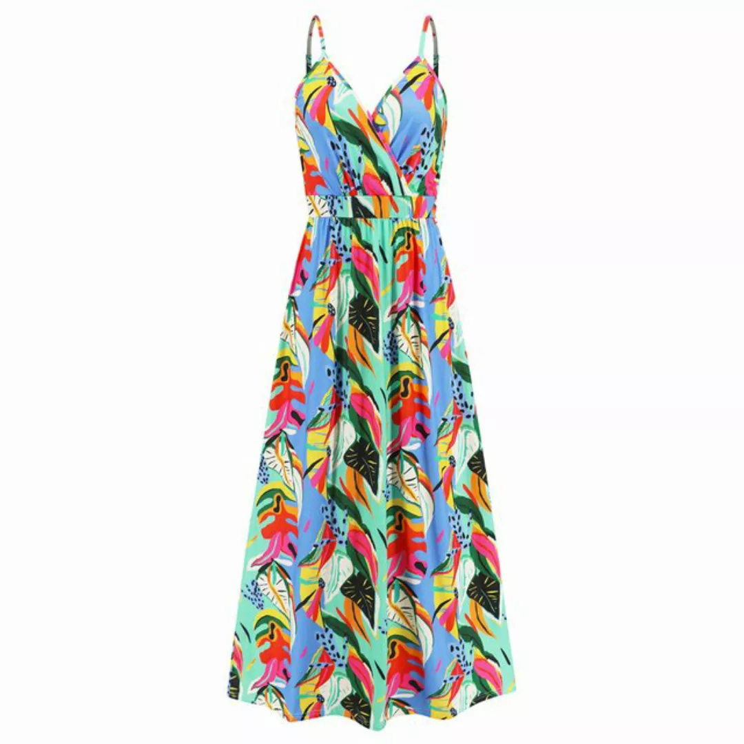AFAZ New Trading UG Sommerkleid Lange Freizeitkleider Sommer Strand Maxi Dr günstig online kaufen