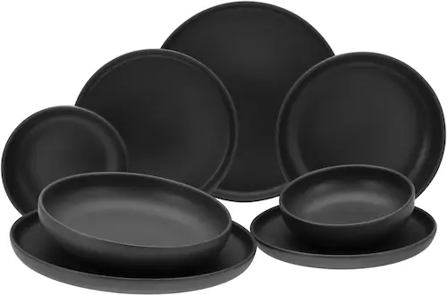 CreaTable Tafelservice »Uno«, (Set, 8 tlg.), seidenmatte Glasur günstig online kaufen