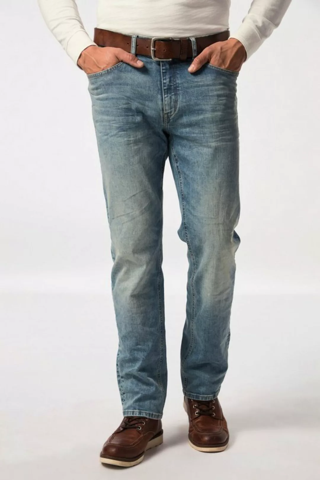 JP1880 5-Pocket-Jeans Jeans FLEXNAMIC® Denim Bauchfit Straight Fit günstig online kaufen