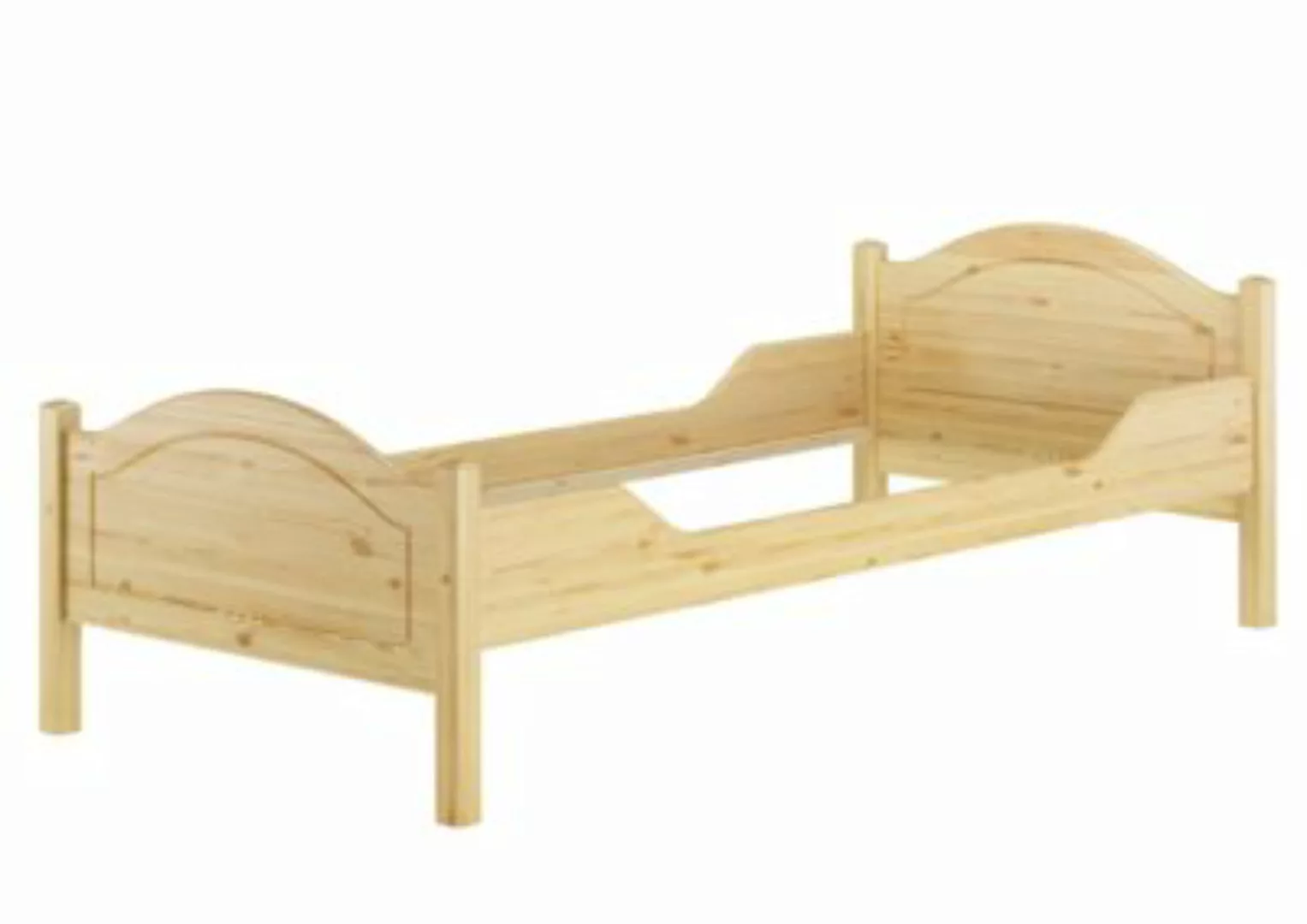 Erst-Holz® Massivholz-Bettgestell Kiefer 90x200 natur Gr. 90 x 200 günstig online kaufen