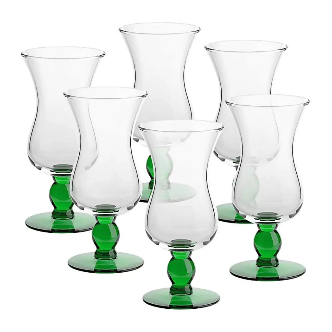 Eiscremeglas 6er-Set Veneto Amore Vero 21,5cm grün günstig online kaufen