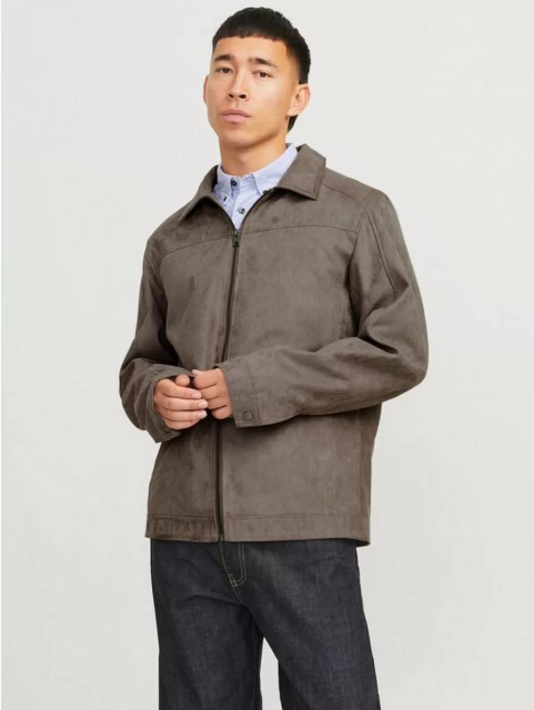 Jack & Jones Hemdjacke JJEDYLAN SHACKET NOOS mit Fly-Away Kragen günstig online kaufen