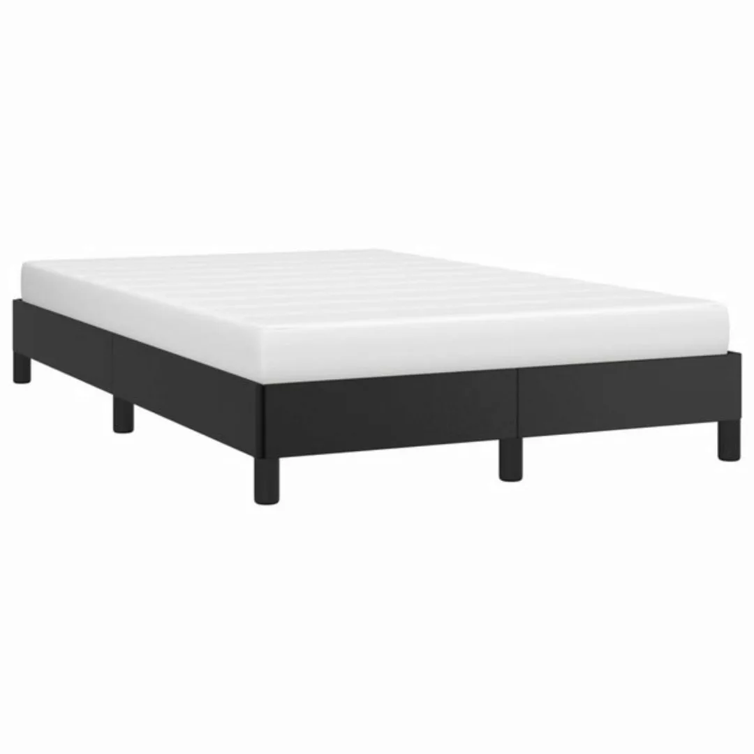 vidaXL Bett Bettgestell Schwarz 120x200 cm Kunstleder günstig online kaufen