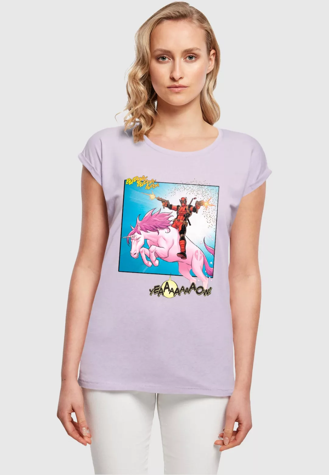 ABSOLUTE CULT T-Shirt "ABSOLUTE CULT Damen Ladies Deadpool - Unicorn Battle günstig online kaufen