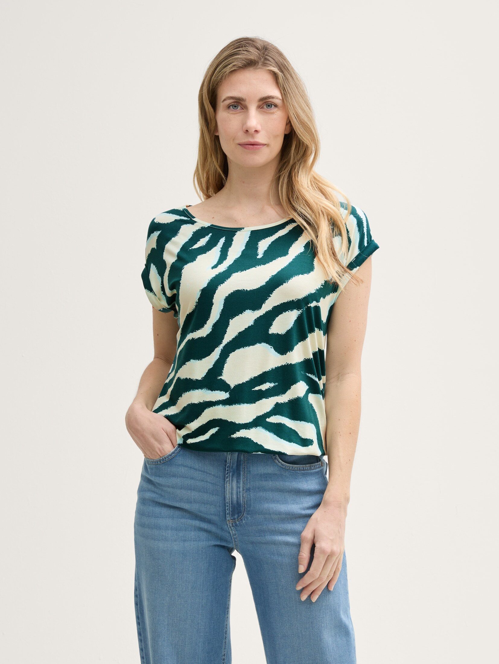 TOM TAILOR T-Shirt T-Shirt mit Rundhalsausschnitt günstig online kaufen