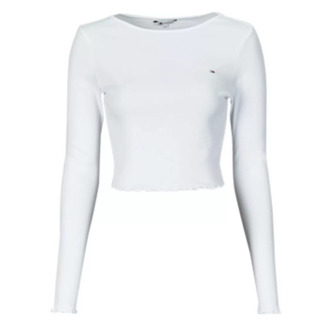 Tommy Jeans  T-Shirt TJW RUCHE RIB TOP LS günstig online kaufen