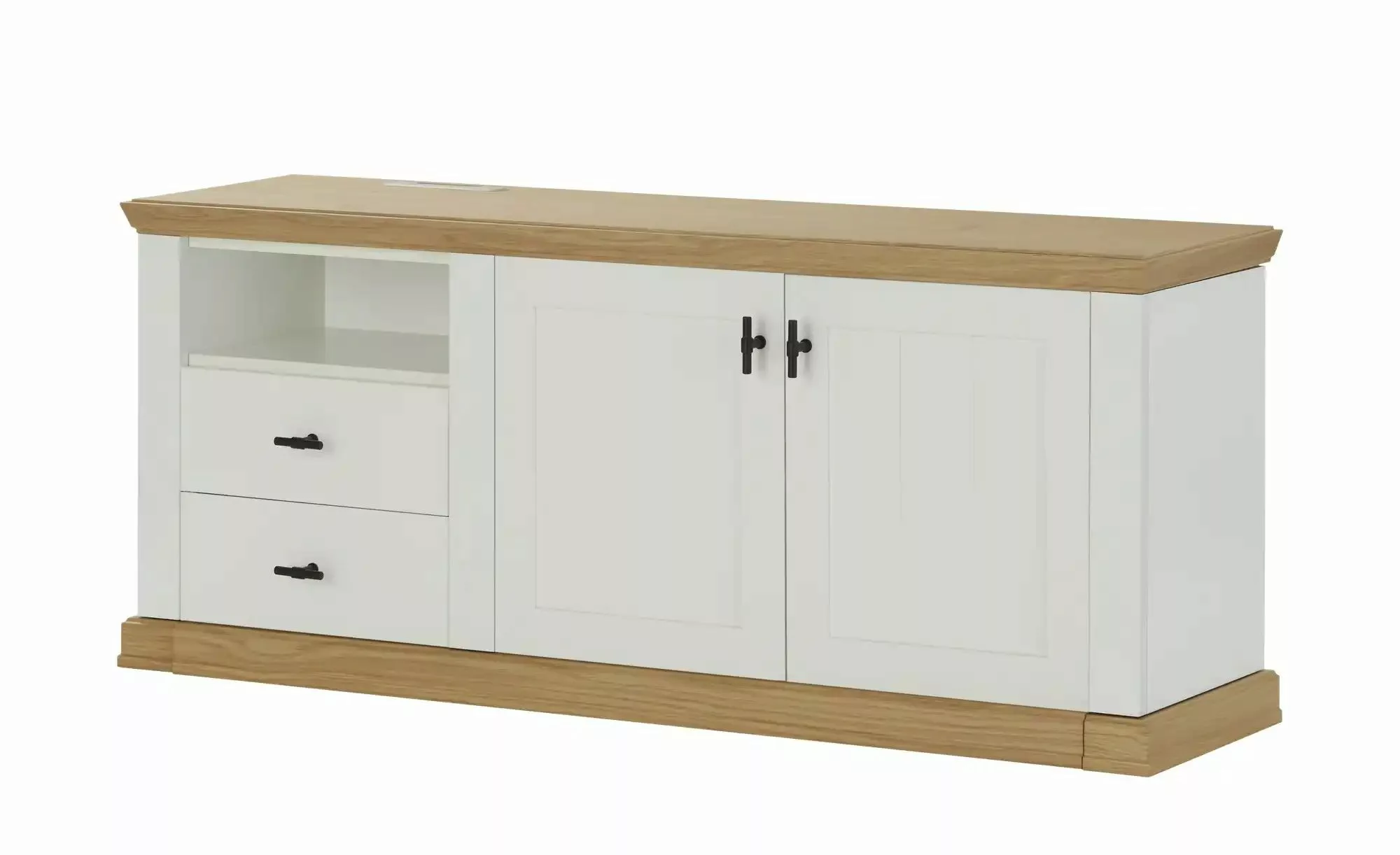 SCHÖNER WOHNEN Kollektion Lowboard  Village ¦ weiß ¦ Maße (cm): B: 158 H: 6 günstig online kaufen