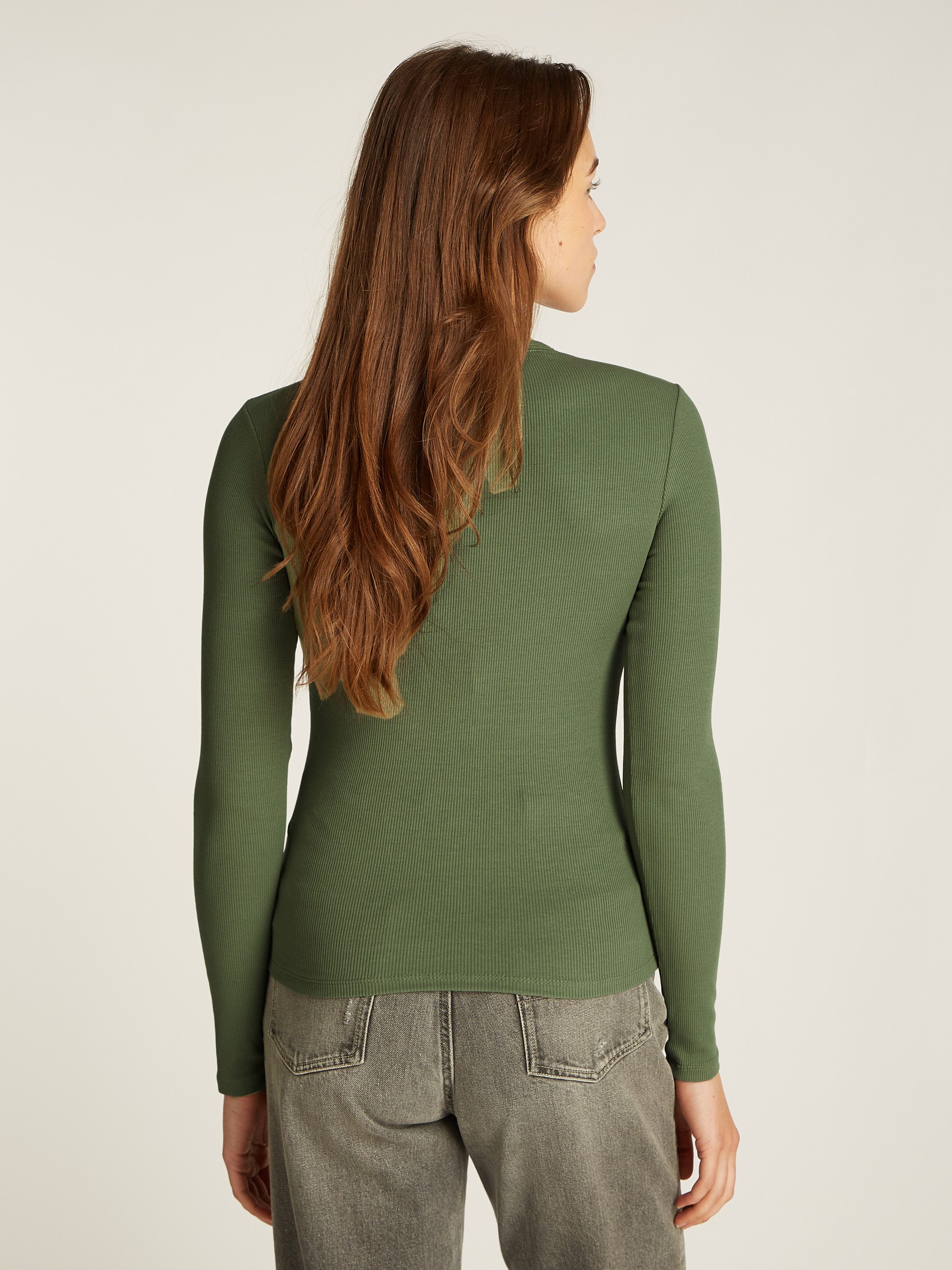 Tommy Jeans Langarmshirt TJW SLIM ESSENTIAL günstig online kaufen