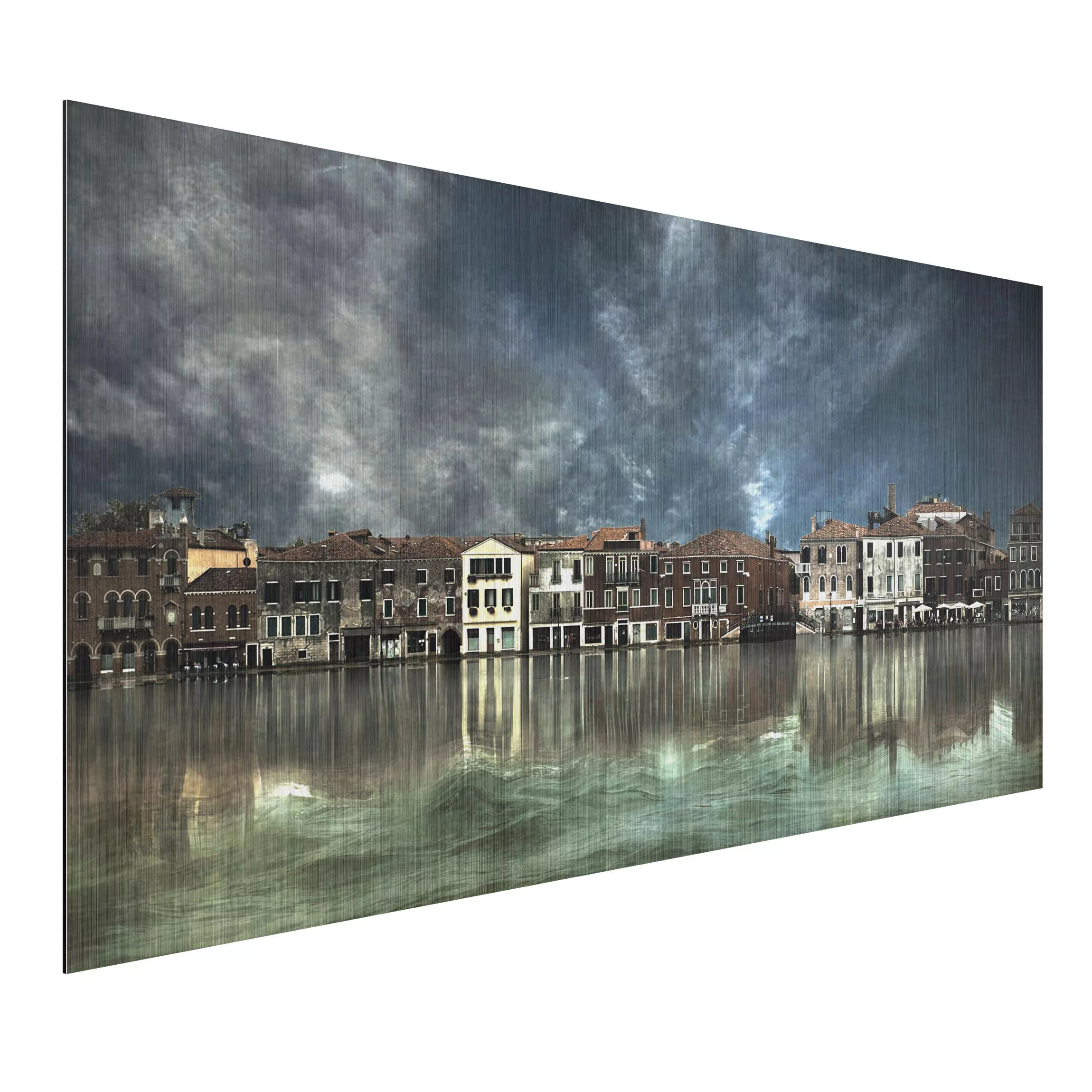 Alu-Dibond Bild Architekur & Skyline - Querformat Reflexionen in Venedig günstig online kaufen