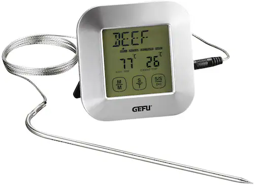 GEFU Bratenthermometer »PUNTO«, (2 tlg.), digital, für Grill, Backofen und günstig online kaufen