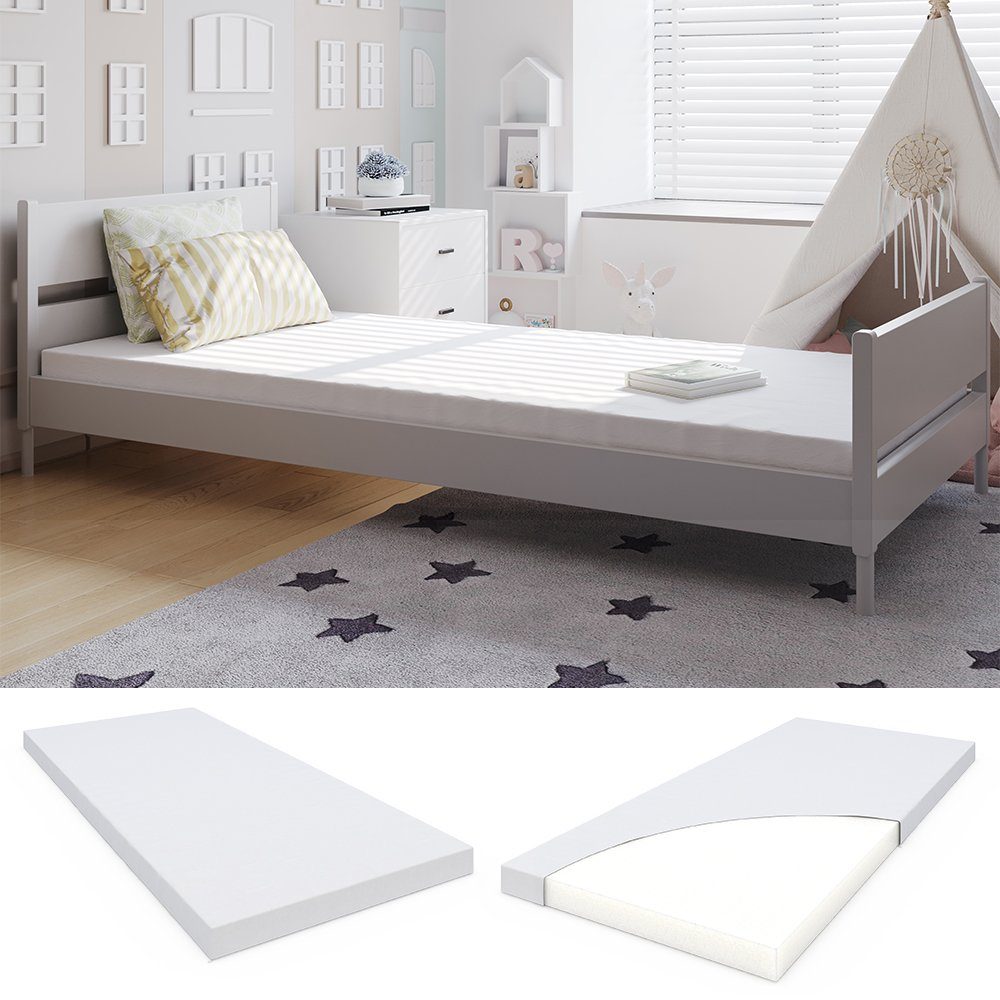 Kindermatratze, Weiß, 200 x 90 cm, günstig online kaufen