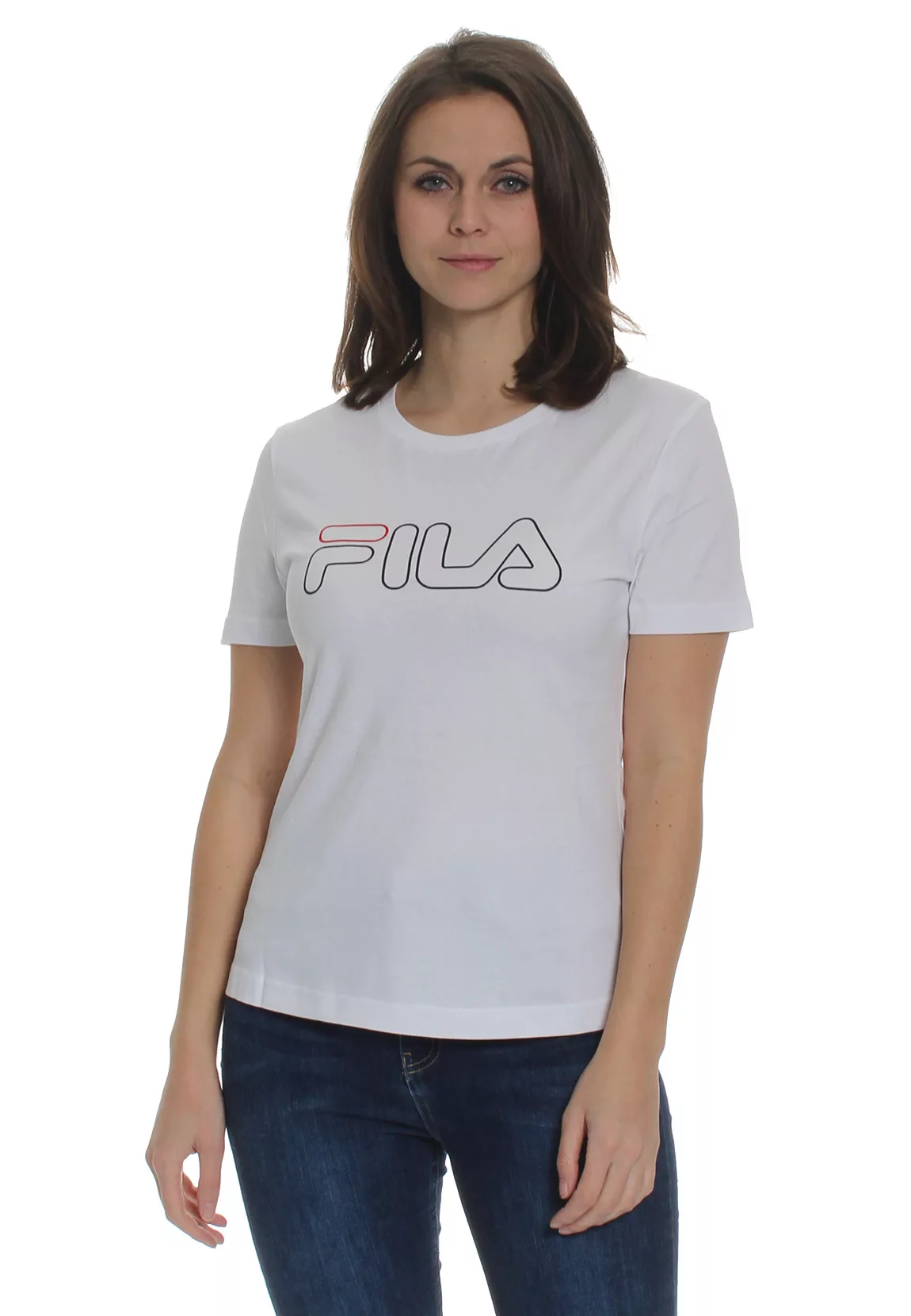 Fila T-Shirt Damen LADAN TEE 683179 Weiß M67 Bright White günstig online kaufen