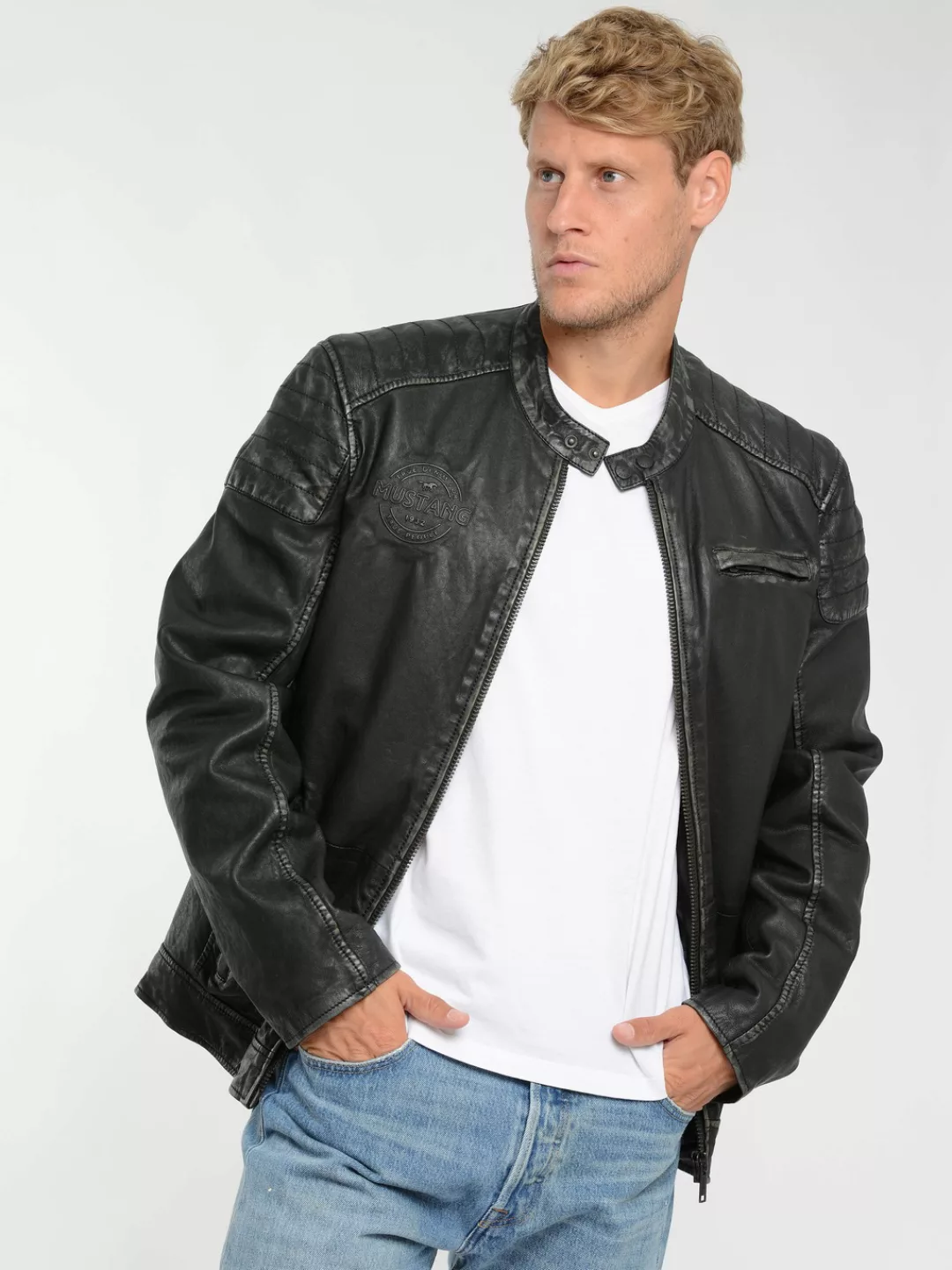 MUSTANG Bikerjacke "31021522" günstig online kaufen